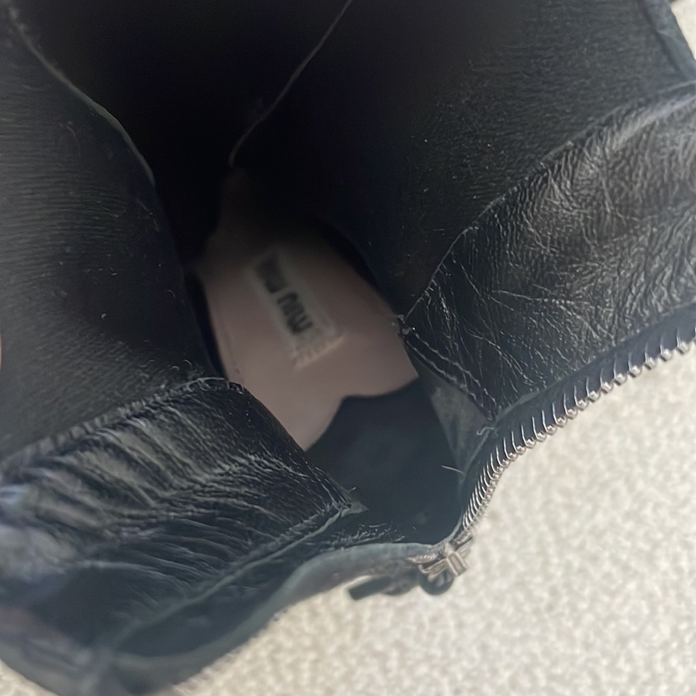 Miu Miu Platform Boots Size 36.5 - image 5